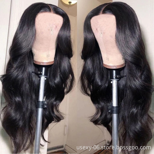 30 32 Long Length Raw Lace Front Wig For Black Women Free Lace Wig Samples Raw Brazilian Cuticle Aligned Hair Lace Closure Wig